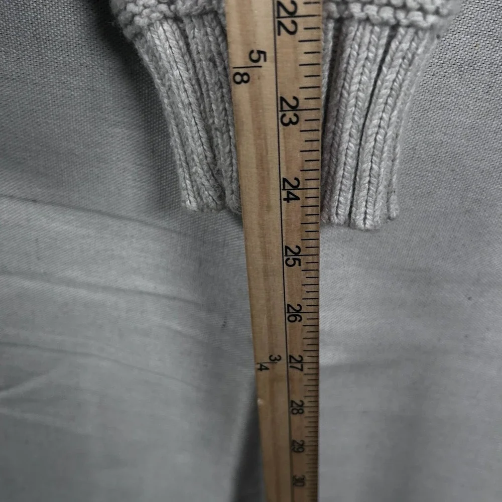 American Eagle Mens‎ Large Full Zip Hooded Sweater Aztec Southwestern Gray 362